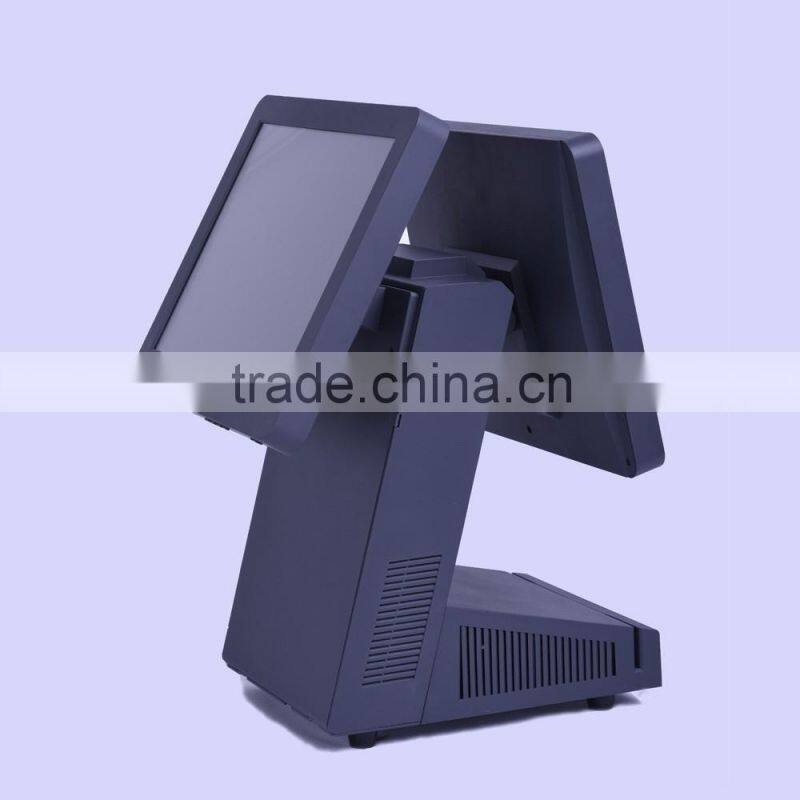 12.1 inch Dual Screen All in One Touch POS System for Suppermarket