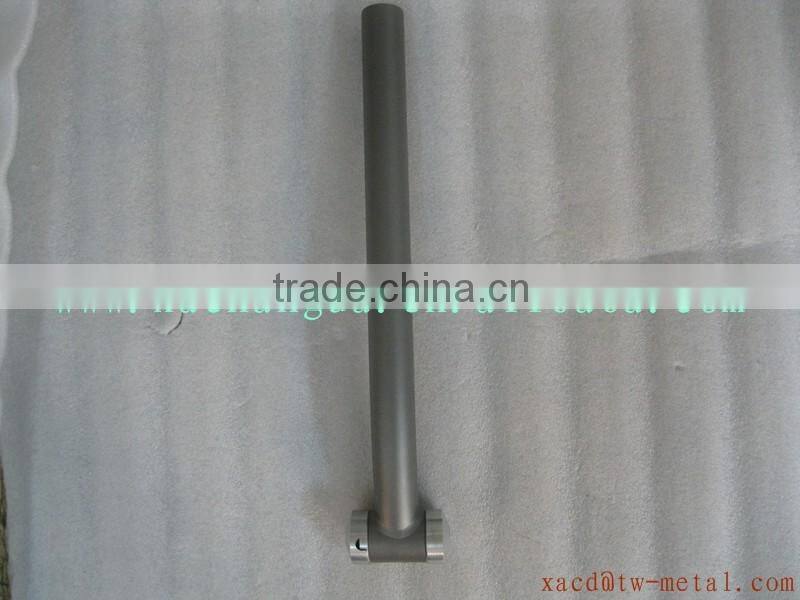 "Egg" shape titanium bike seat post customized "egg"shape titanium seat post with sand blast finshed XACD Ti seat post with420mm