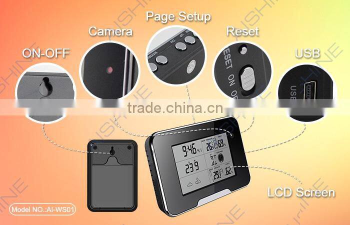 HD 1080P Wi-Fi Weather Station Camera for home and office security