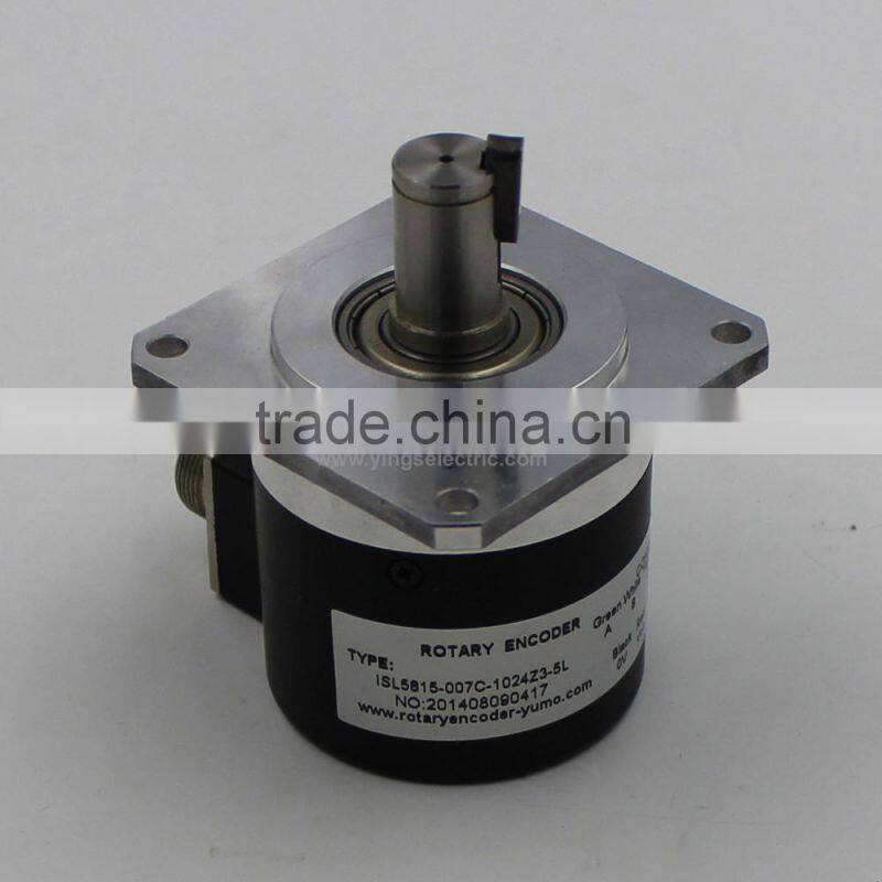 YUMO ISL5815 200PPR ip67 optical shaft rotary encoder pulse price incremental Flange Adapters rotary Encoders