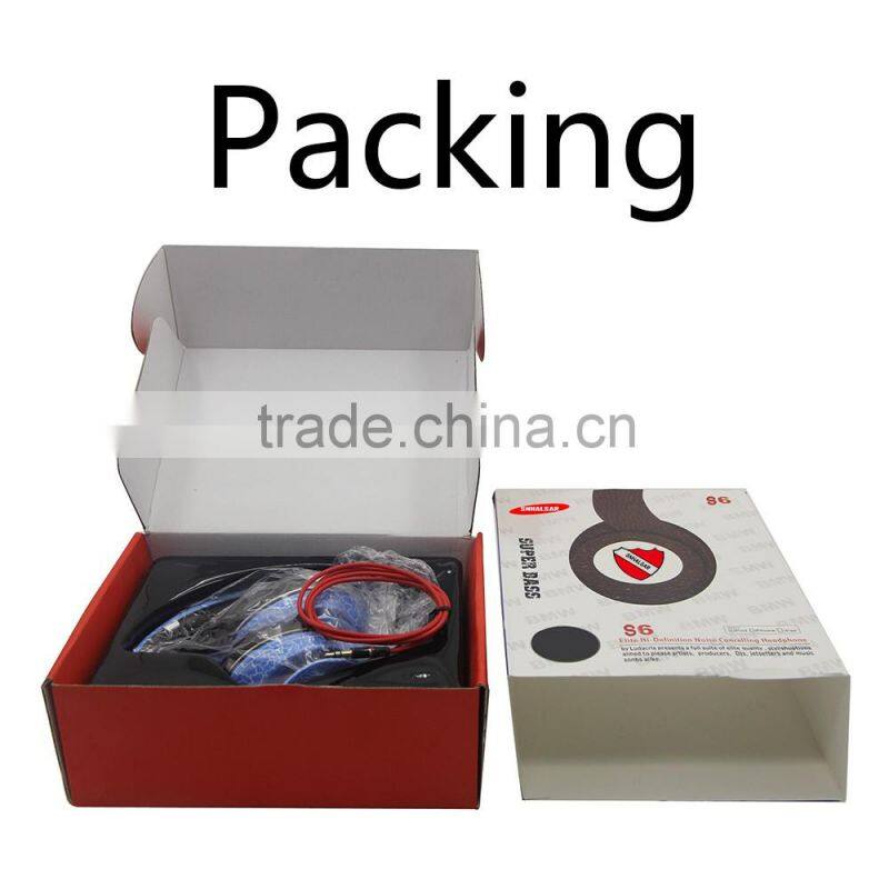 HD Voice OEM leather headphones gaming headset earbuds