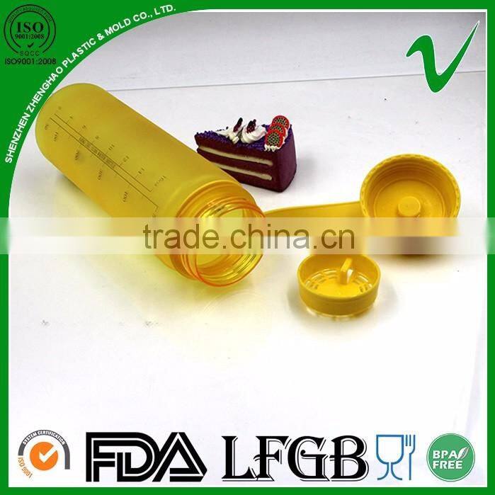 Tritan PCTG joyshaker cylinder clear empty 500ml plastic water bottle