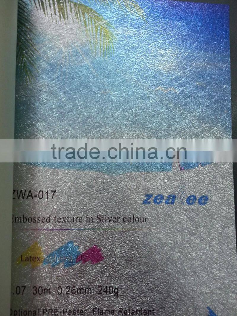 mirror wall paper/wall paper rolls/wall paper price