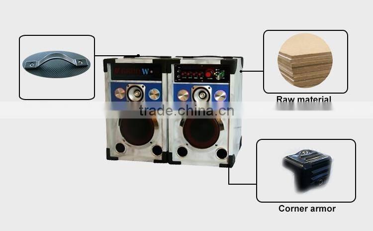 Clear Sound Quality 8inch Mono Lighted Speaker With Disco Lamp