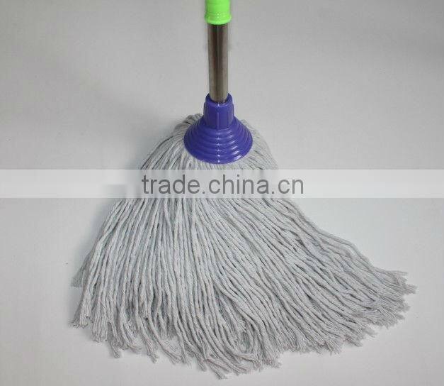 Floor blue microfiber cotton mop head