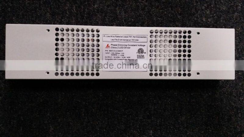 Dimmable DC 12V 4A power supply 220V transformers for led lights