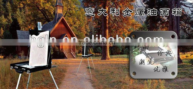 in stock 85*90*140(170)cm professional portable metal easel box