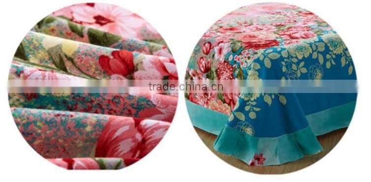 100% brushed polyester printed fabric for making bed sheets