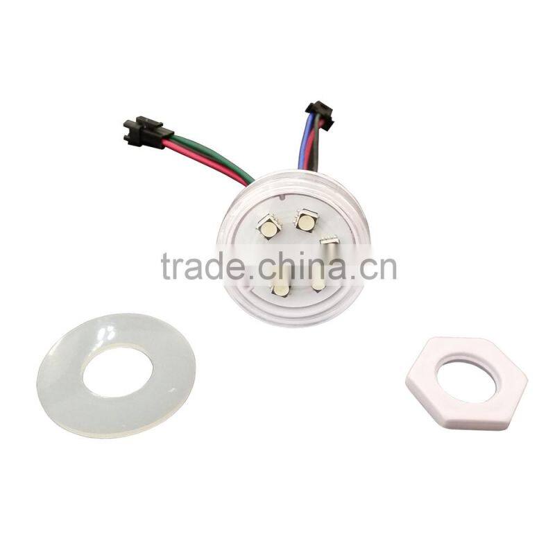 6 leds 45mm adressable rgb led point light pixel poi