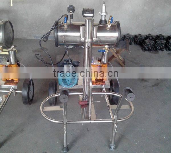 milk machine, milk trolley, milking sucking machine