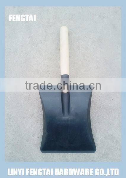Garden Small Wooden Handle Coal Shovel Metal Dustpan