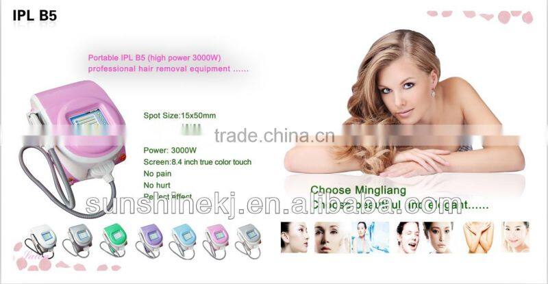2014 New Portable High Power ipl handpiece for fast hair removal