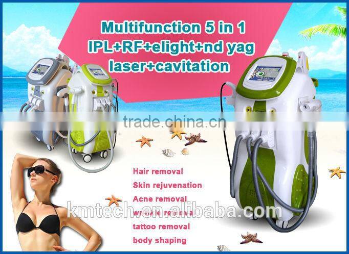 2016 Newest Ipl + e-light+ SHR 3 in 1 Hair removal / hair removal skin rejuvenation laser parts hair removal