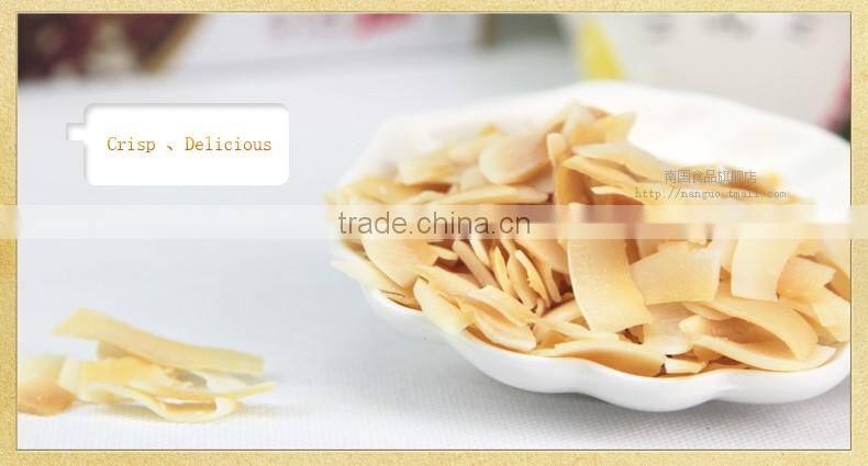 baked Coconut Chips sliced coconut
