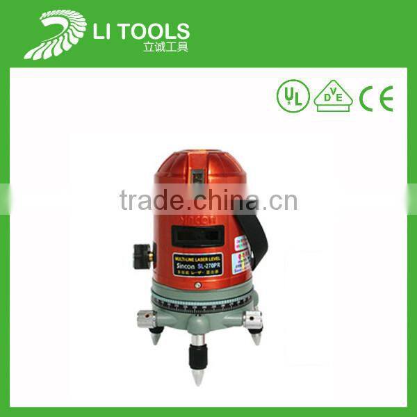 Professional crossline 2V1H3D laser level