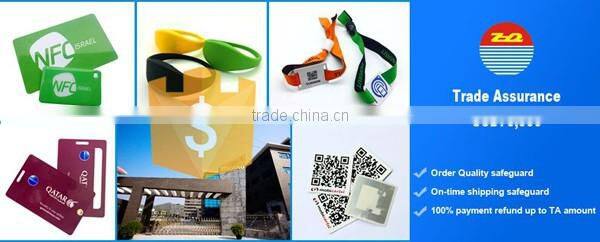 13.56 MHz M1k RFID PVC Paper Wristband For Events