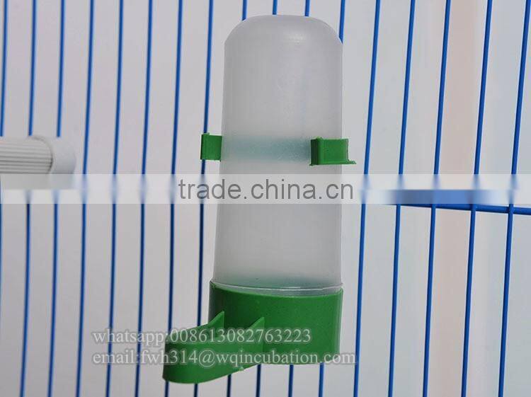 Plastic Bird Feeders Fruit Food Fork Install Cage Accessories