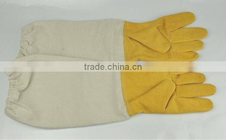 Beekeeping Clothing Beekeepers Gloves / Bee Protective Gloves For Sale