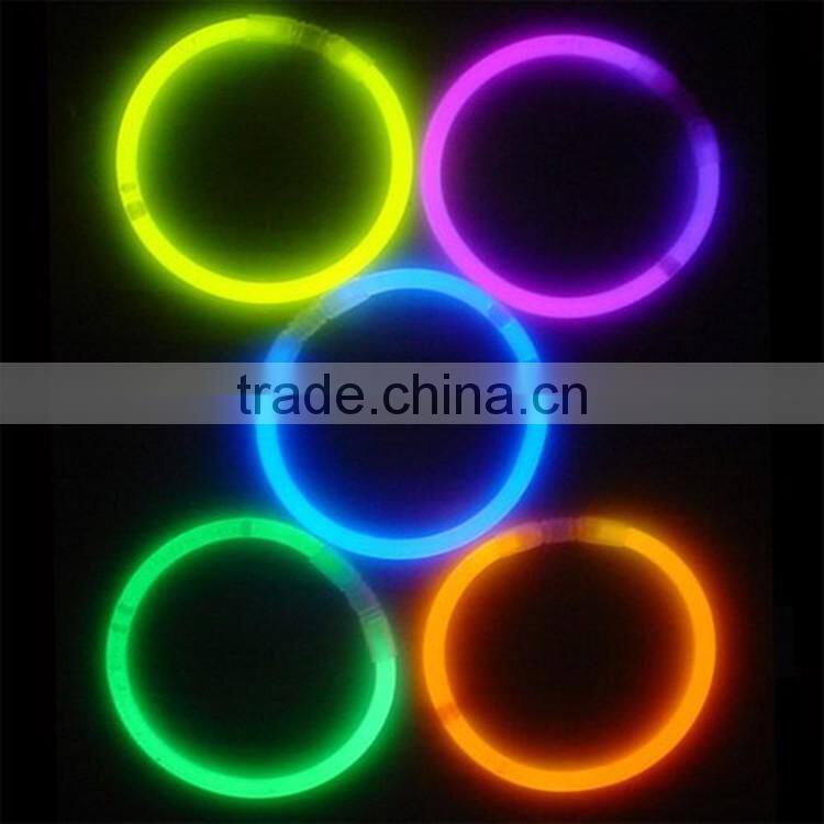 8'' Glow in the dark Glow Plastic Bracelet