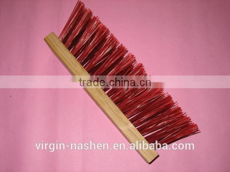 soft plastic brooms / indoor sweeping cleaning brooms brush / floor wooden handle broom
