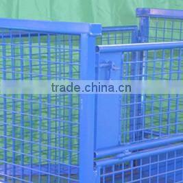 Blue iron folding turnover box