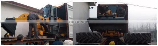 Agricultural 5ton 50HP 4x4 compact tractor with loader and backhoe