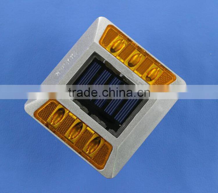 Metal Cat Eye Aluminum Solar Road Stud With Anchor