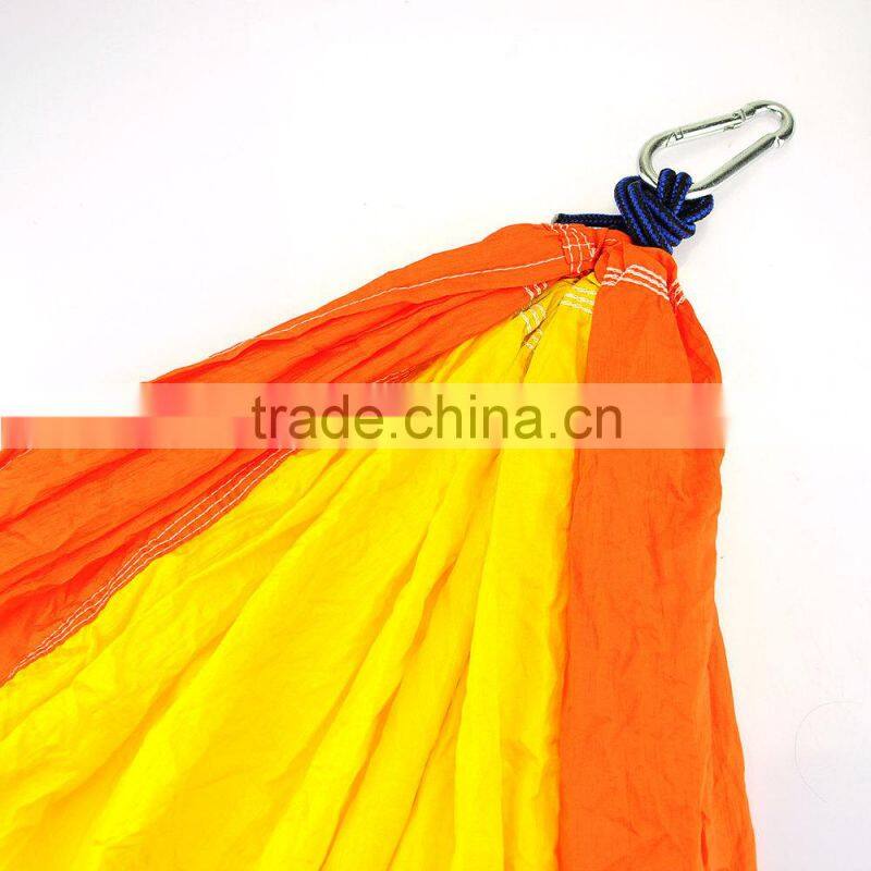 2017 Best selling Double Person Portable Parachute Nylon Fabric Hammock