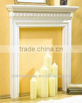 Modern Indoor Fireplace Wood Frame