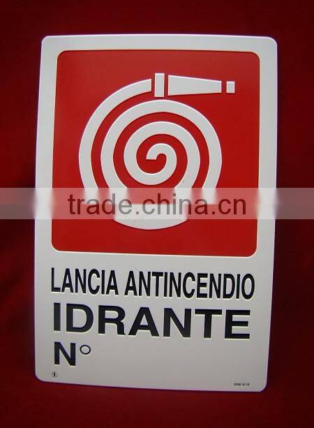 Advertising Fire Extinguisher Metal Sign