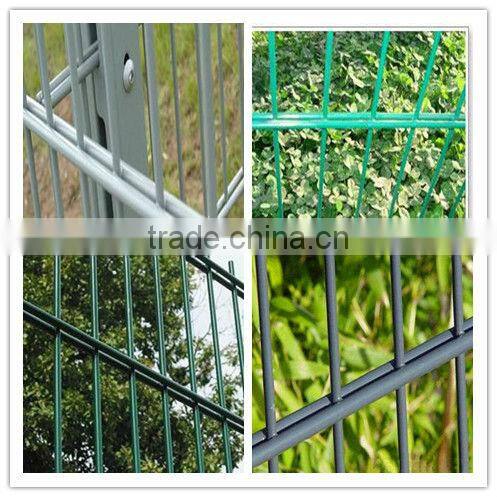wholesale China CE&ISO certificated pvc coated double wire fencing(professional manufacturer)