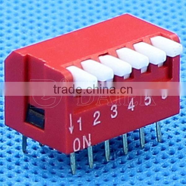 2.54mm Piano Type Dip Switch 8 Way 8 Pin Dip Switch Datasheet And 12 Position Dip Switch Piano Sw Type