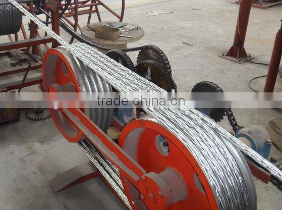 High Strength Anti-twisting Braided Steel Wire Rope 11mm Galvanized