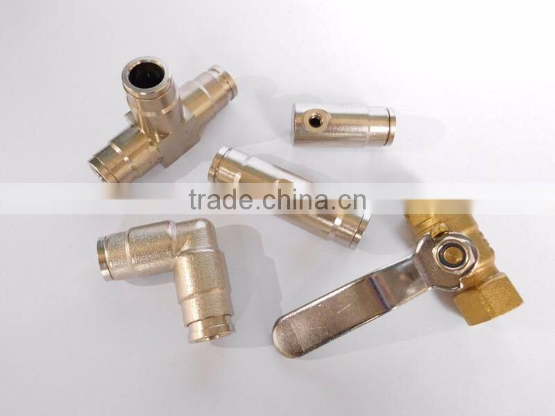 High pressure water misting nozzles pipe joint meatal connector