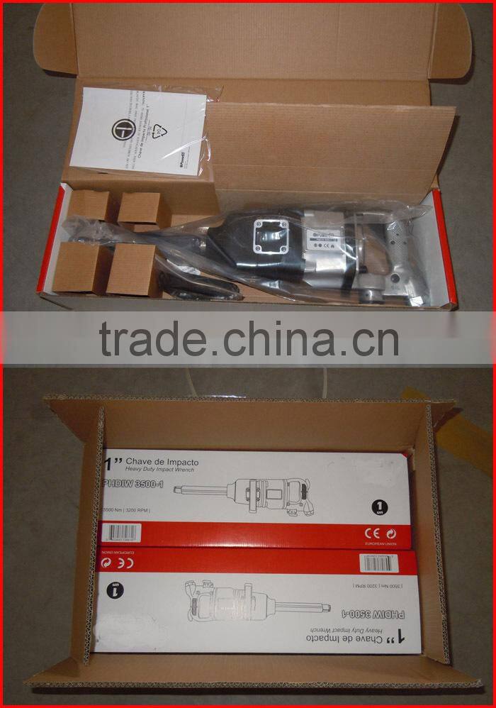 3500/ Nm Pneumatic Tools Air Impact Wrench