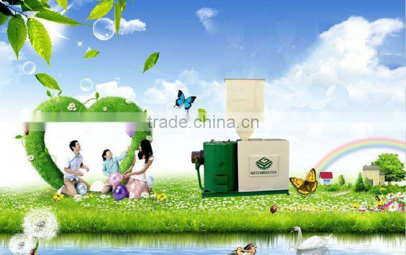 Biomass burner provide heating