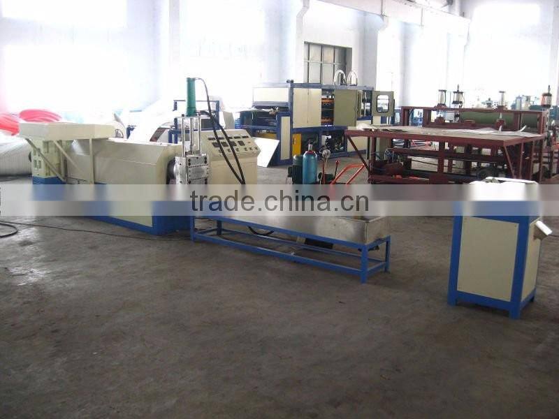 plastic foam waste recycling granulation line