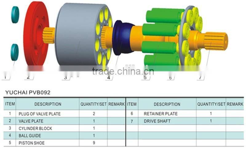 nachi piston pump parts