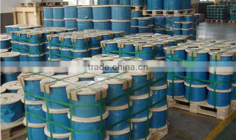 galvanized steel wire rope, pvc coated steel wire, elevator steel wire rope