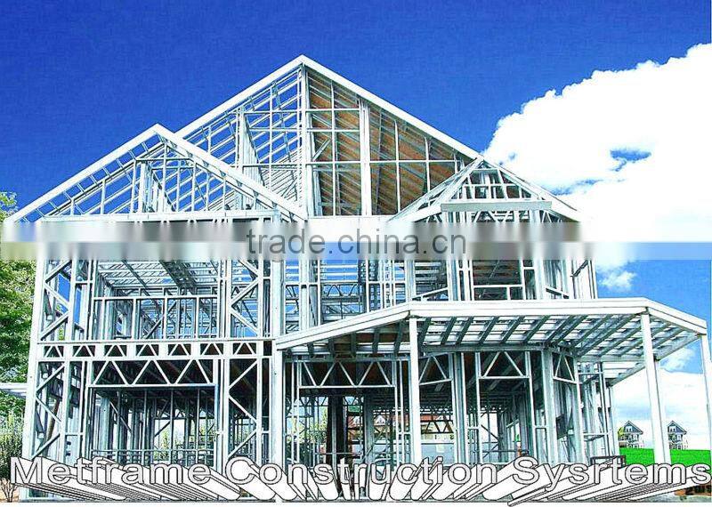 China manufacture easy assemble steel structure low cost modern prefab beach house
