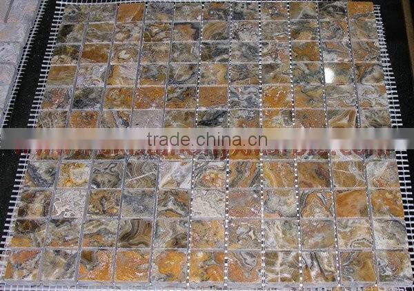 UNIQUE JAGUAR MARBLE MOSAIC TILES