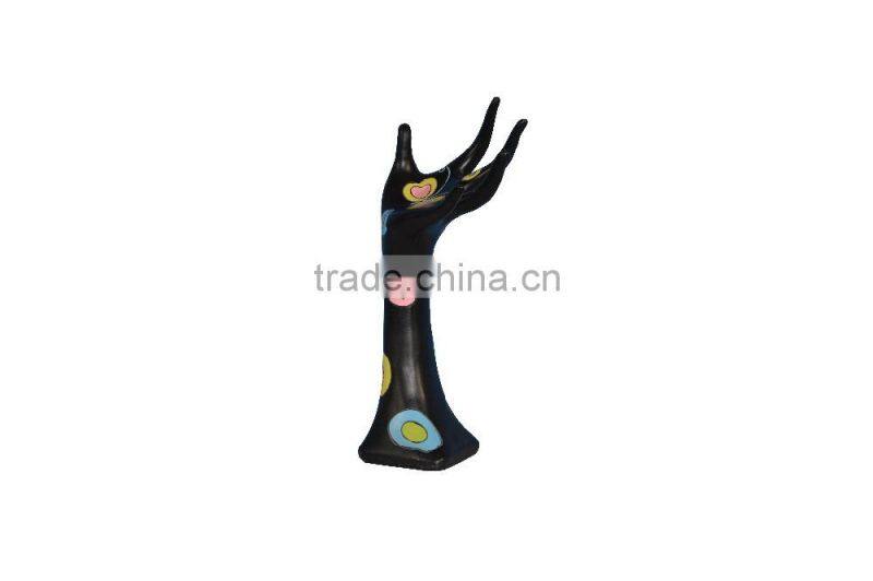 beautiful fiberglass jewelry and gloves display female mannequin hand