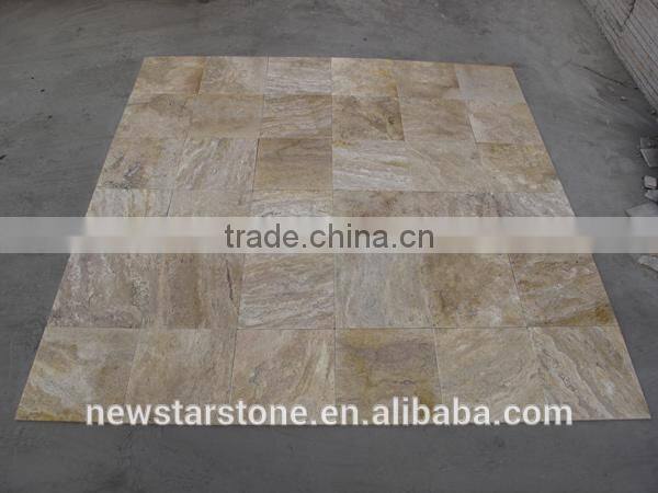 tumbled travertine marble 4x4