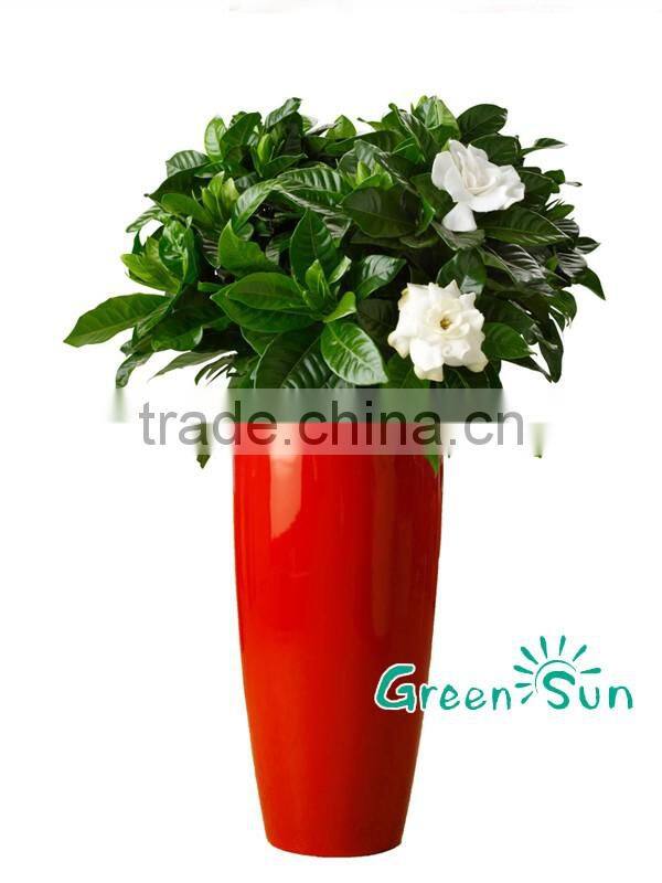 Round garden pots for home and garden with vertical hydroponic system