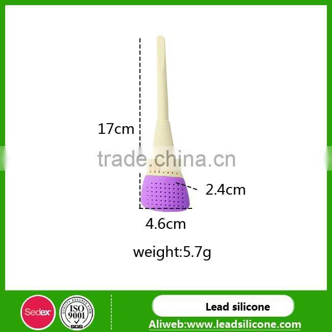 Wholesale Colorful Silicone Tea Infuser/High Quality Tea Tool Silicone Tea Strainer
