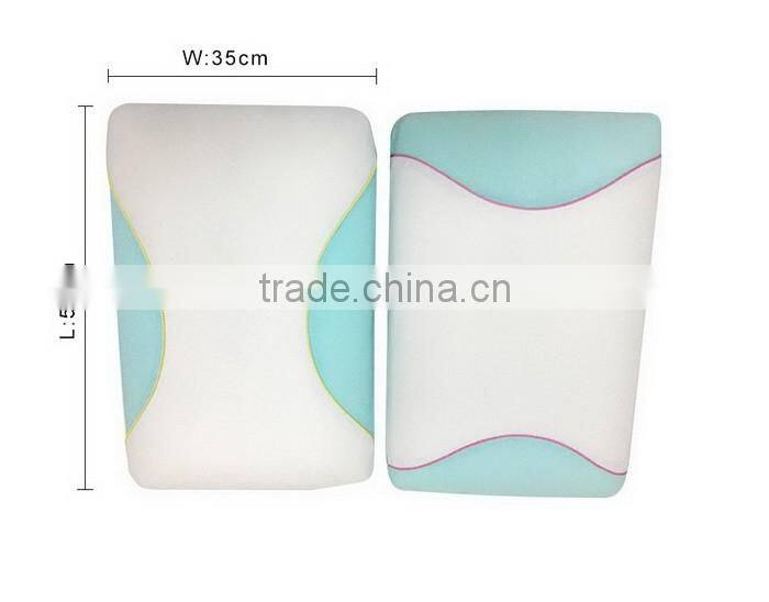 Simple and Color Fresh Memory Foam plastic Cloth Square Throw Pillow