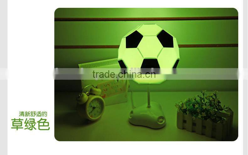 Creative DIY Handmade Football Decorative Table Lamp, Personality World Cup Football Lamp Colorful Atmosphere Night Light Lamp