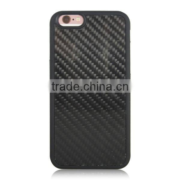Universal TPU + REAL CARBON FIBER mobile phone case for iPhone 6/6s