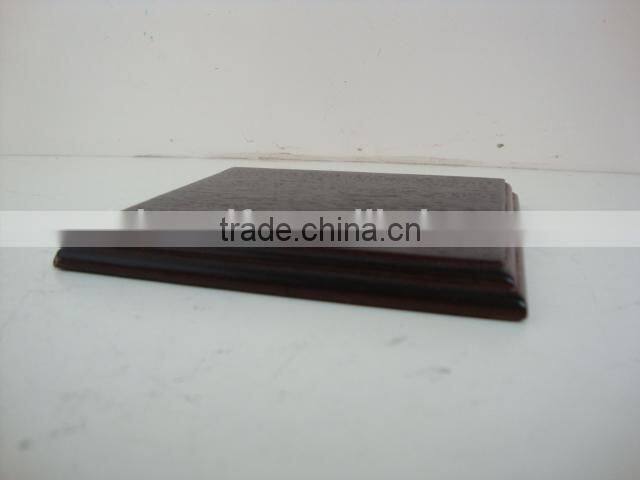 Square trophy wood base