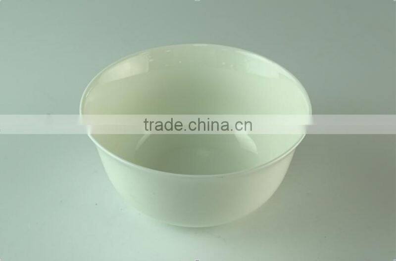 wholesale 4.5inch white porcelain soup bowl for hotel restaurant ceramic bowl round porcelain ceramic rice bowl
